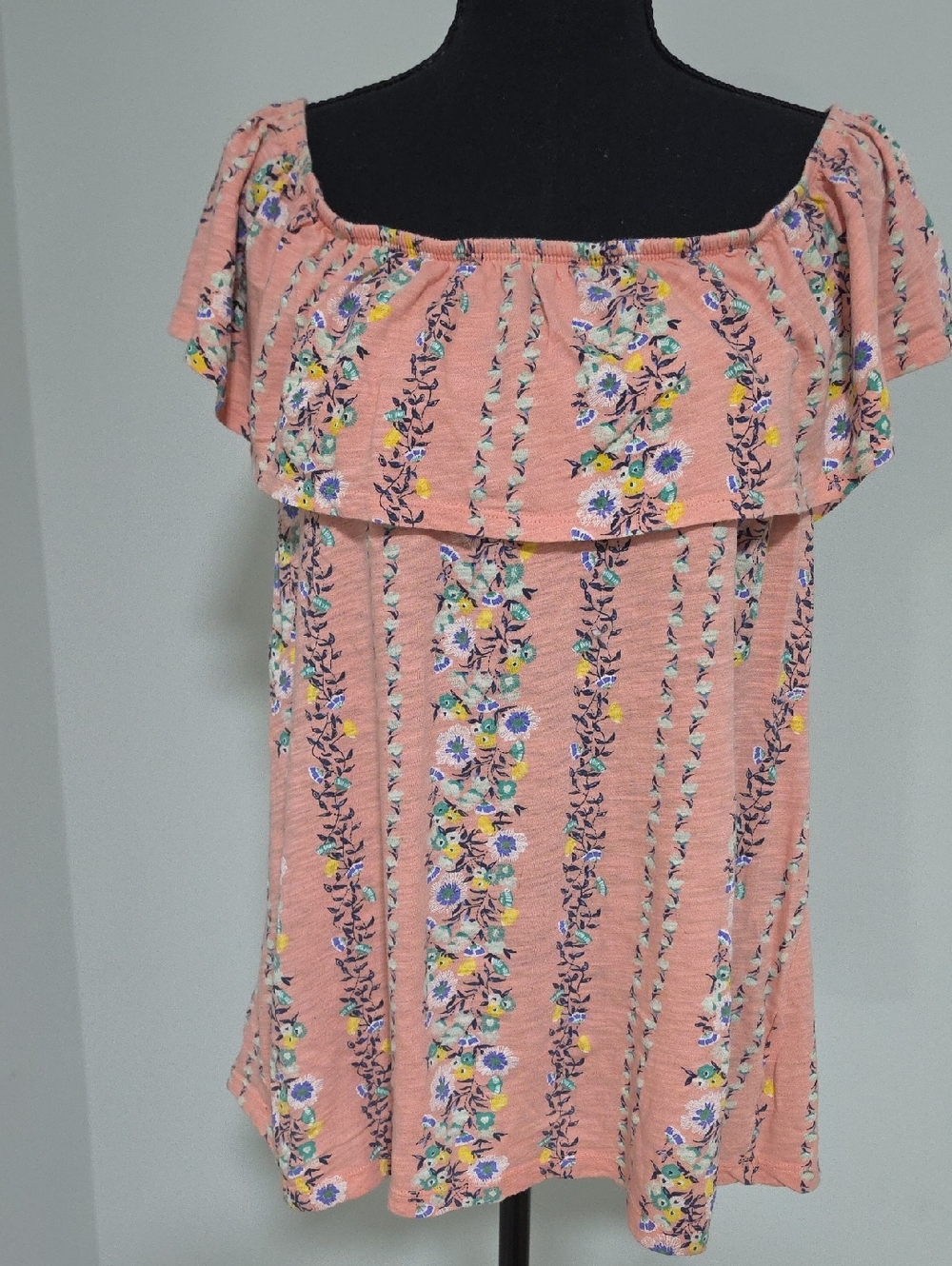 Women’s Off-Shoulder Floral Ruffle Top  Old Navy